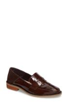 Women's Kelsi Dagger Brooklyn Woodside Drop Heel Loafer M - Brown