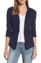 Women's Caslon Knit Blazer, Size - Blue