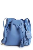 Longchamp Penelope Fantasie Leather Bucket Bag - Blue/green