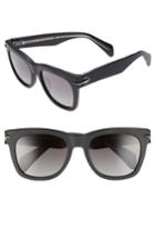 Men's Rag & Bone 54mm Polarized Sunglasses - Matte Black/ Polar