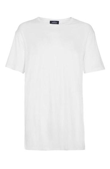 Topman Oversized Crewneck T-shirt White