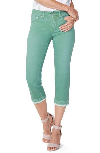 Women's Nydj Release Hem Capri Skinny Jeans - Grey