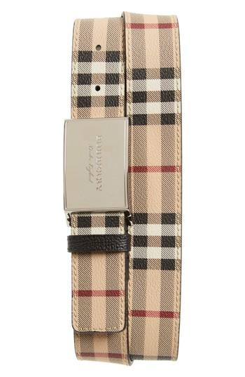 Men's Burberry George Belt Eu - Black