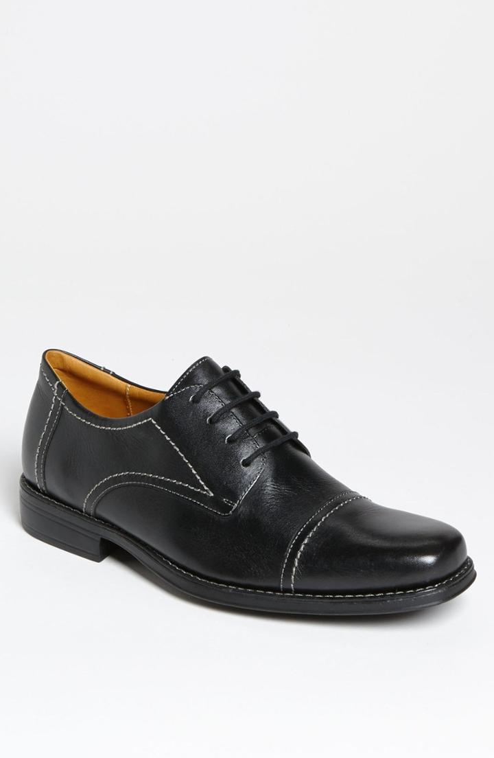 Men's Sandro Moscoloni 'whitman' Cap Toe Derby Eee - Black
