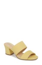 Women's Sole Society Heline Slide Sandal M - Yellow