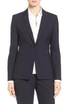 Women's Boss Jabina Tropical Stretch Wool Jacket - Blue