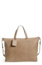 Sole Society Candice Oversize Travel Tote - Beige
