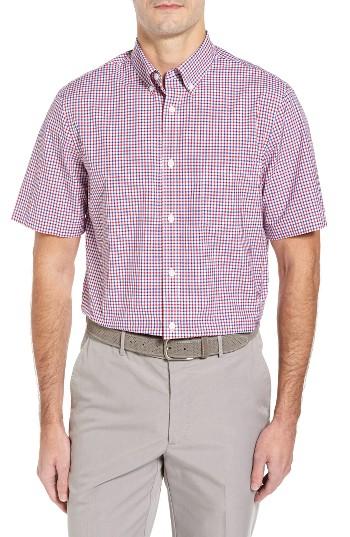 Men's Nordstrom Men's Shop Plaid Sport Shirt - Red