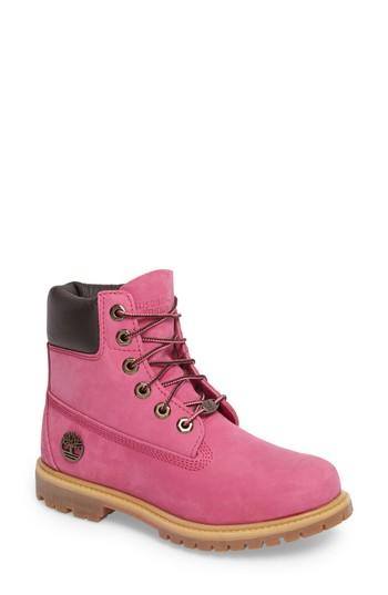 Women's Timberland X Susan G. Komen 6-inch Waterproof Insulated Boot M - Pink
