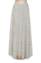 Women's Willow & Clay Star Tulle Maxi Skirt - Metallic