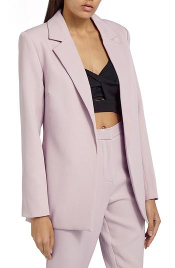 Women's Missguided Boyfriend Blazer Us / 8 Uk - Pink
