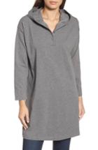 Women's Eileen Fisher Hooded Tunic, Size - Grey