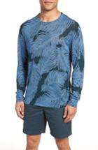Men's Bonobos Palm Print Linen Sweater - Green