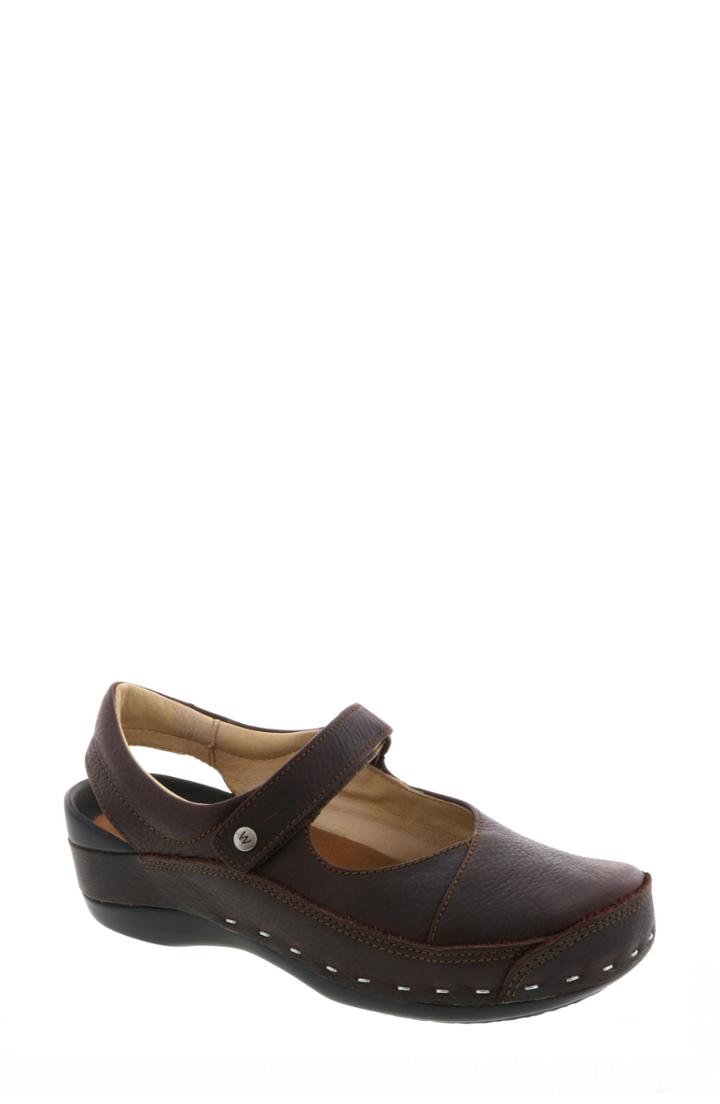 Women's Wolky Ankle Strap Clog .5-8us / 39eu - Brown
