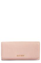Women's Miu Miu Madras Leather Continental Wallet - Coral