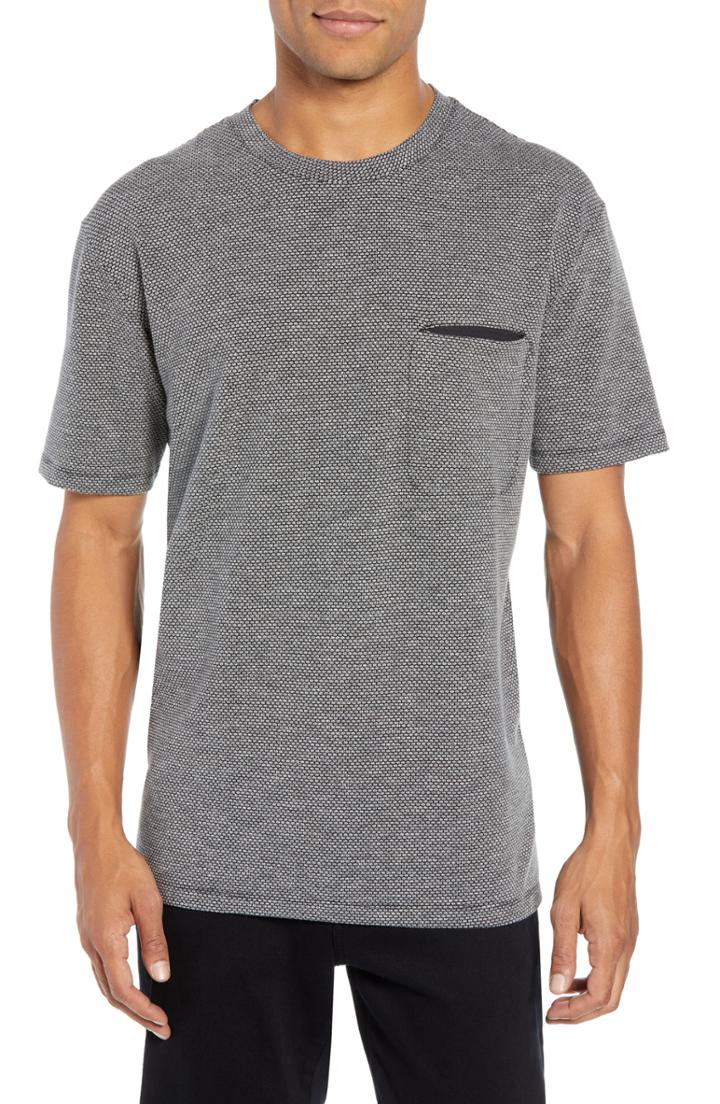 Men's Hugo Dellot Oversize Honeycomb Tee - Grey