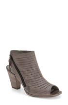 Women's Paul Green 'cayanne' Leather Peep Toe Sandal .5us / 8uk - Grey