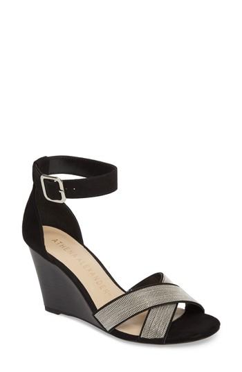 Women's Athena Alexander Zorra Wedge Sandal M - Black