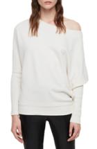 Women's Allsaints Ridley One-shoulder Sweatshirt - Ivory