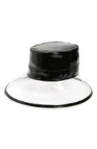 Women's Eric Javits Go Go Rain Bucket Hat - Black