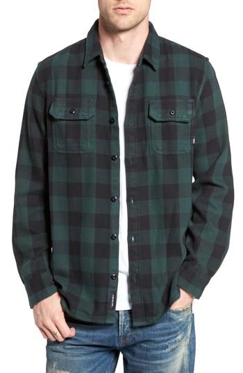 Men's Vans Wisner Plaid Shirt - Black