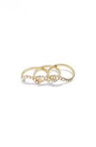 Women's Baublebar Dynasty Set Of 3 Rings