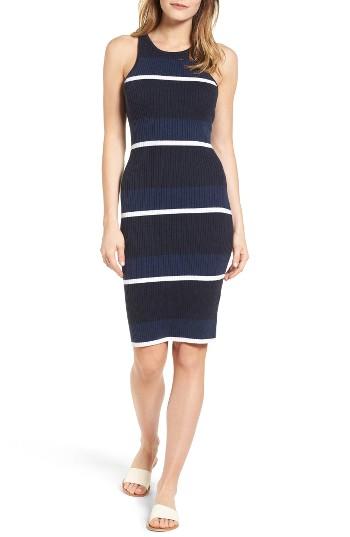 Women's Press Stripe Ribbed Tank Dress