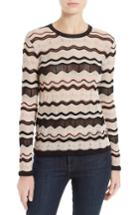 Women's M Missoni Ripple Ribbon Top Us / 40 It - Pink