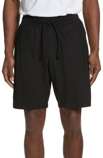 Men's Wings + Horns Overlay Shorts - Black
