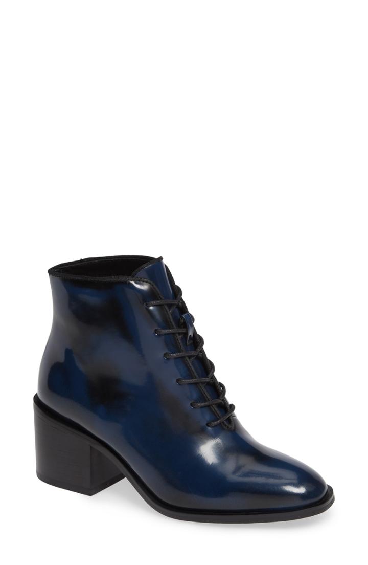 Women's Jeffrey Campbell Talcott Block Heel Bootie M - Blue