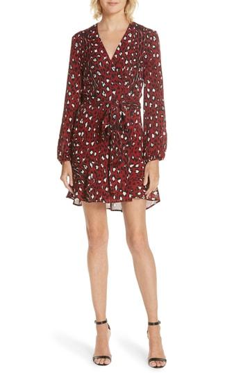 Women's A.l.c. Michaela Silk Wrap Dress - Red