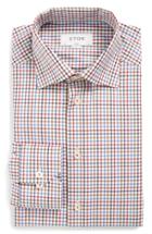 Men's Eton Slim Fit Check Dress Shirt .5 - Pink