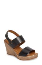 Women's Bella Vita Cor Wedge Sandal .5 M - Black