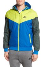 Men's Nike 'windrunner' Colorblock Jacket - Burgundy