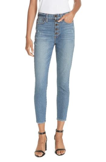 Women's Alice + Olivia Ao. La Good Exposed Fly Skinny Jeans - Blue
