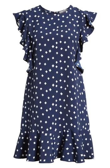 Women's Vineyard Vines Diamond Print A-line Flounce Dress