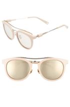 Women's Haze Zeal 52mm Aviator Sunglasses - Pastel Nude