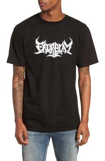 Men's Fairplay Flame Graphic T-shirt - Black