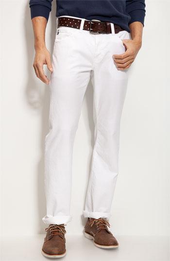 Ag Jeans 'protege Sud' Straight Leg Pants White