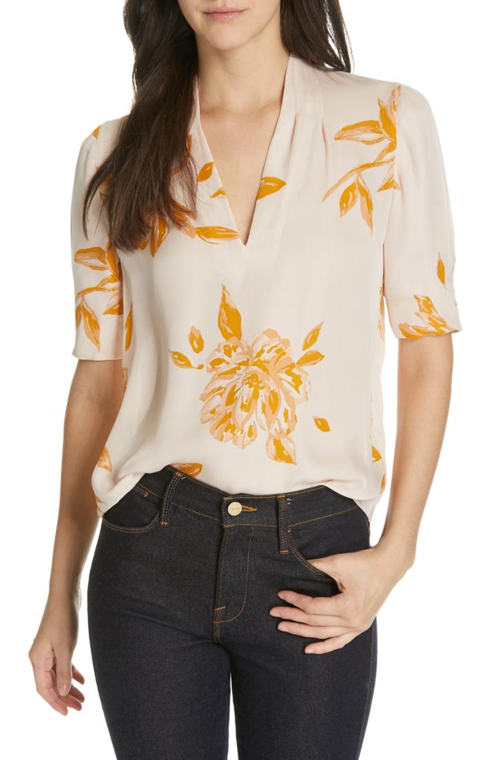 Women's Joie Ance Silk Top - Ivory
