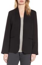 Women's Eileen Fisher Tencel Jacket, Size - Black