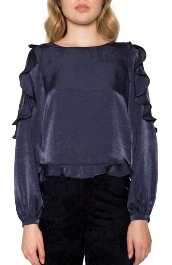 Women's Willow & Clay Lace Detail Ruffle Blouse