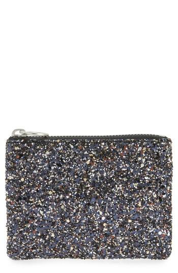 Women's Madewell The Leather Zip Wallet - Black