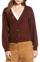Women's Chriselle Lim Cleo Button Detail Cardigan - Brown