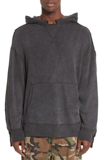 Men's R13 Two-tone Hoodie - Black