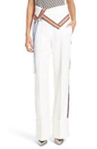 Women's Diane Von Furstenberg Wide Leg Linen Blend Trousers