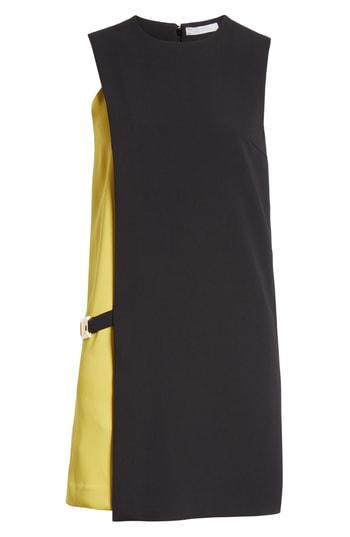 Women's Versace Colorblock Shift Dress Us / 50 It - Black