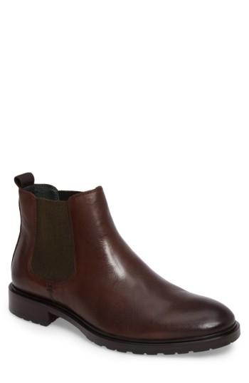Men's J & M 1850 Myles Chelsea Boot M - Brown
