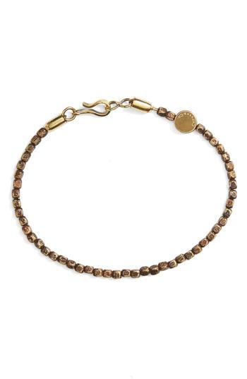 Men's Caputo & Co. Brass Bead Bracelet