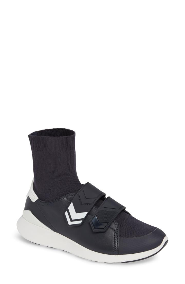 Women's Tory Sport Chevron Sock Sneaker M - Blue